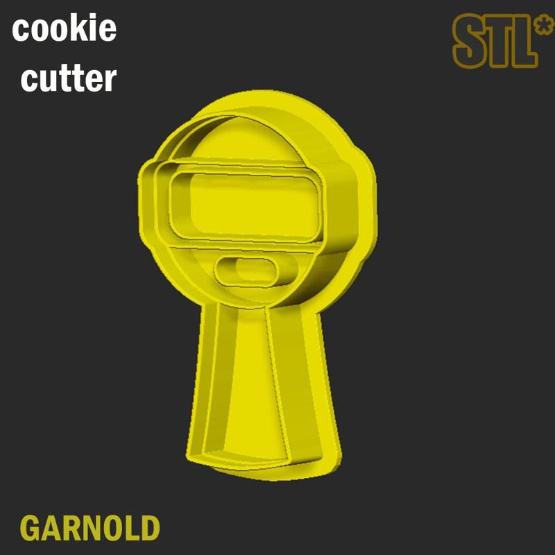 Sprunki Cookie cutter Garnold STL 3D Model Character Fanart