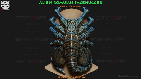 Alien Romulus Facehugger High Quality Mask -  Wearable Cosplay - Decoration