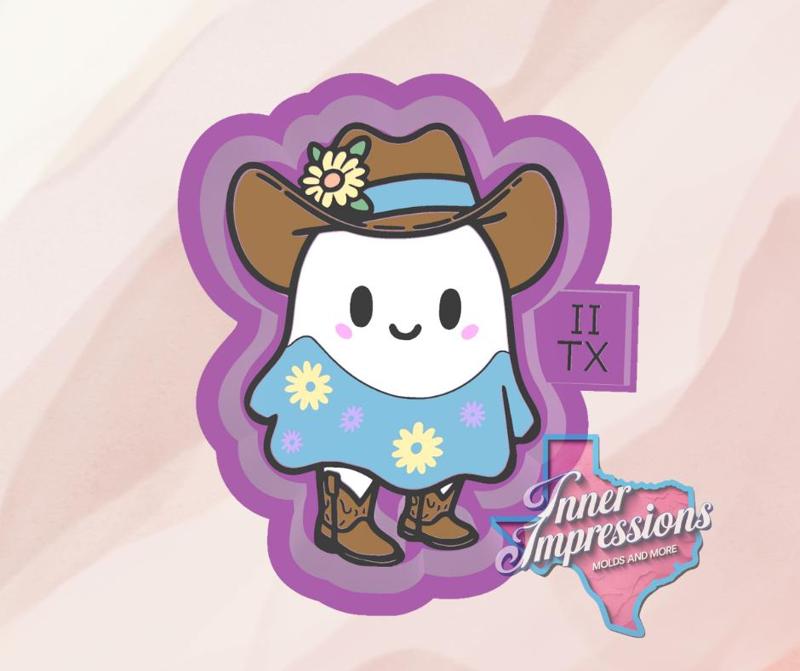 Cowgirl Ghost Freshie Mold