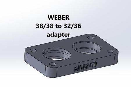 Weber 38/38 to 32/36 adapter