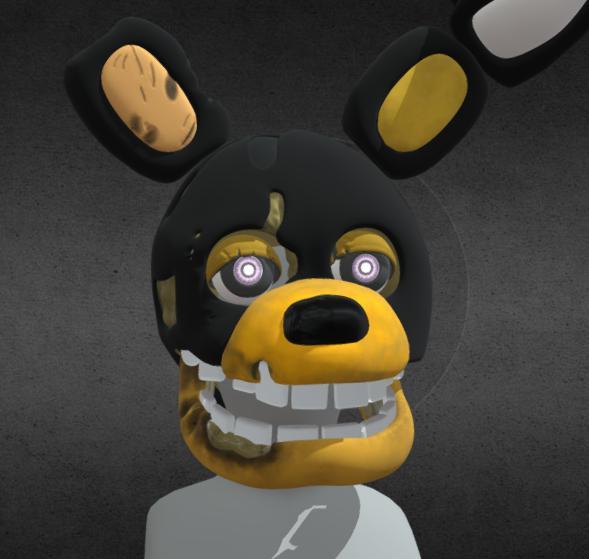 Accurate Yellow Rabbit Movie Springbonnie Fnaf Wearable Cosplay Head