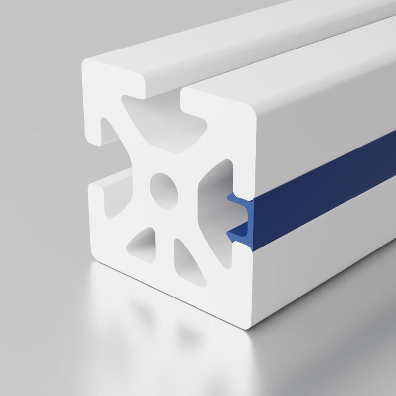 40x40 Aluminum Profile Slot Cover | 8mm Gap Filler L250