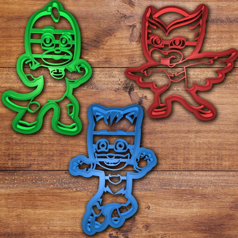 Pj Masks cookie cutter set