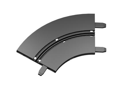 Single-track curve 0/60° outside for Carrera 124