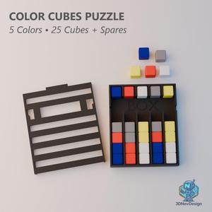 Color Cubes Puzzle – Match the Colors