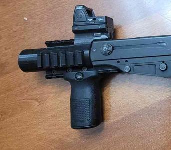 KWA/KSC CZ61 Quad rail with Sight riser