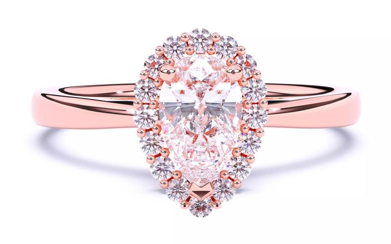 Solitaire Engagement ring 3dm stl renders details