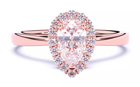 Solitaire Engagement ring 3dm stl renders details