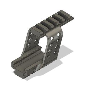 GTP9 under mounted top sight mount