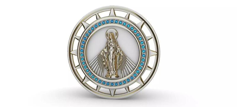 Our Lady of Graces with Gems