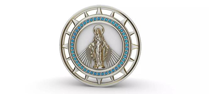 Our Lady of Graces with Gems
