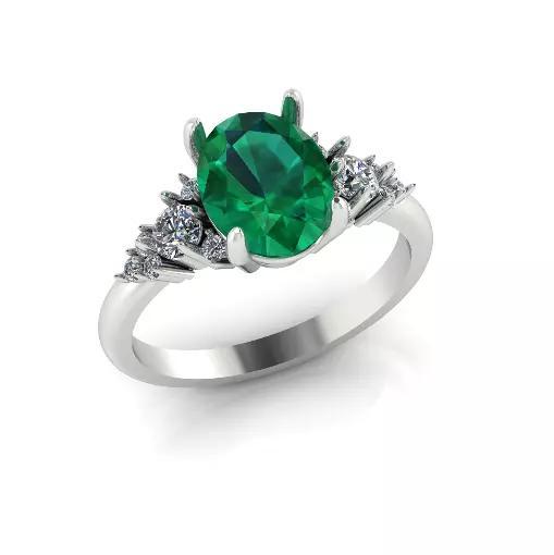 Solitaire engagement rings Model 7878