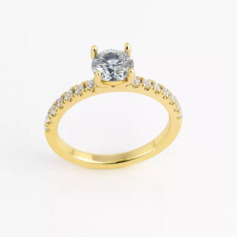 Solitaire engagement rings Model 7836