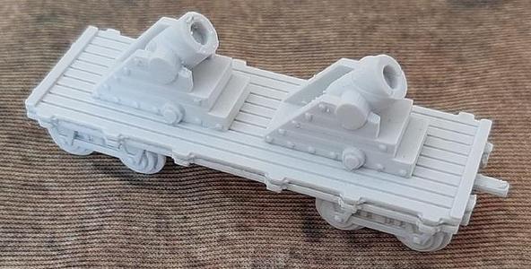 Wagon with guns