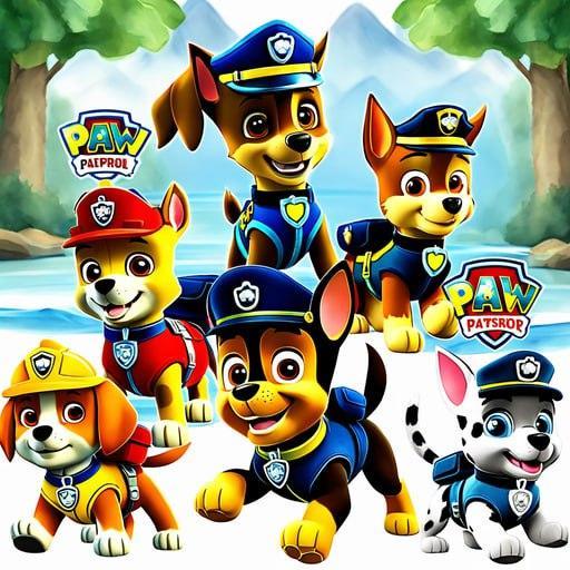 Paw Patrol 3D Print Files Pack - Complete Set of STL Models