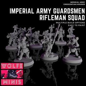 Imperial Army Guardsmen - Rifleman Squad