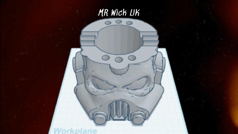 Space Chad Paint Wash Pot 11.