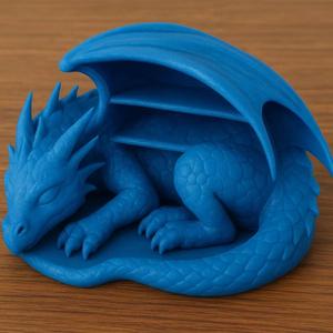Resting Dragon Bookshelf Decor