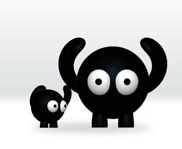 Soot Sprites STL 3D Model Character Fanart