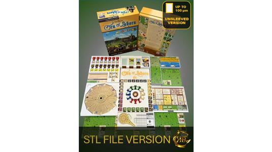 Ora et Labora Board Game Organizer | Insert | Premium Storage Solution - UNSLEEVED Version - STL file for 3D Printing