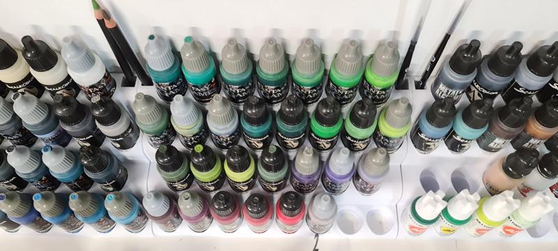 paint pot display 17ml 30 slots