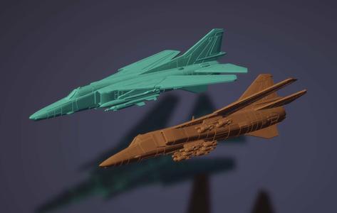 1:200 Mikoyan-Gurevich MiG-23 BM / MiG-27 M