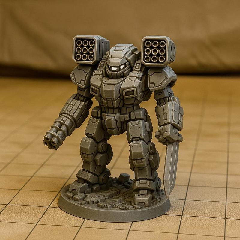 Titanbreaker – Assault Mech Miniature - Battletech - 28mm RPG Wargame Model 1/70 Scale