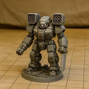 Titanbreaker – Assault Mech Miniature - Battletech - 28mm RPG Wargame Model 1/70 Scale