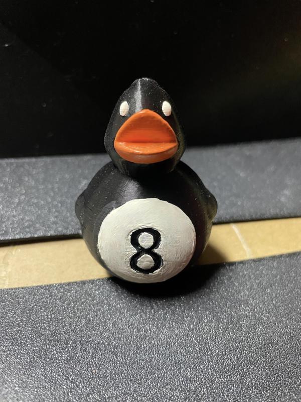 Eight Ball Billiards Duck