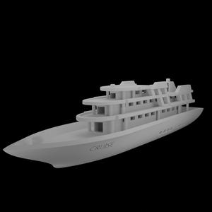 Cruise Ship – Detailed 3D Printable Ocean Liner Model