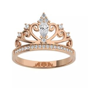 Crown Ring renders 3dm stl details