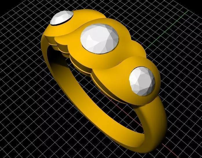 Cluster Ring 3dm file