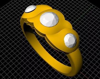 Cluster Ring 3dm file