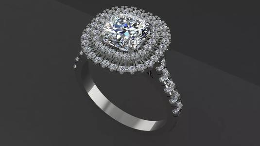 Cut Diamond Wedding Ring