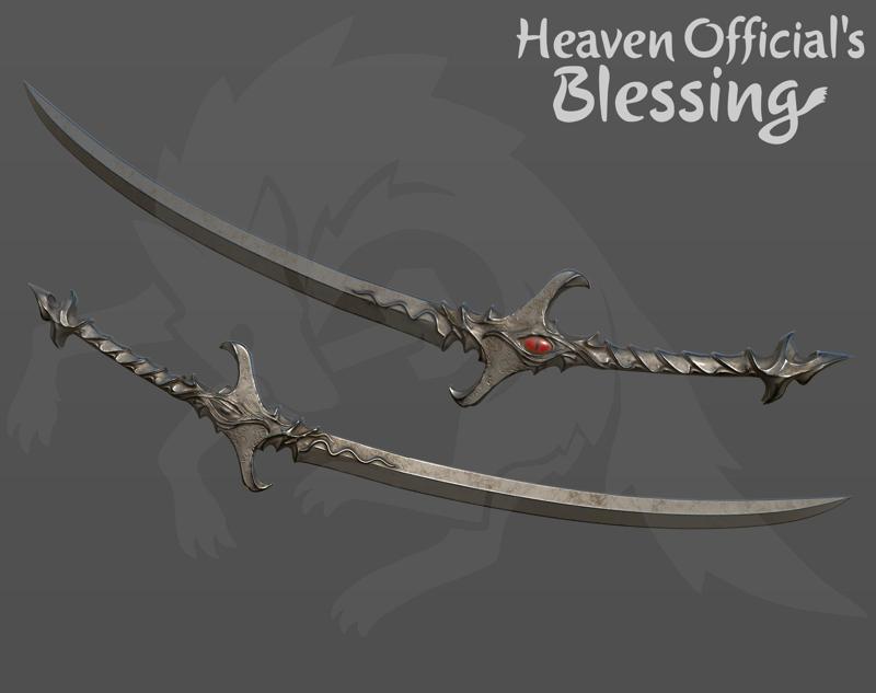 Huan Cheng sword Heaven Official's Blessing 3D model for cosplay