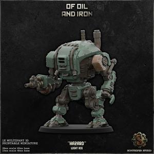 "Hazard" Light Rig | Dieselpunk Mech