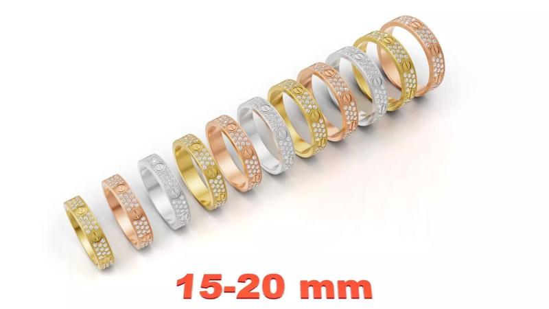 Cartier LOVE Ring Small Model Paved