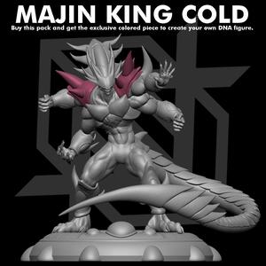 MAJIN ZARBON PACK - SET OF CUSTOM 3D PRINTABLE HEADS FOR DRAGON BALL Z ACTION FIGURES (STL FILES)