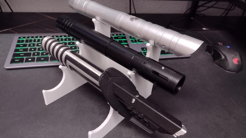 4-Tier Lightsaber Stand (Print in Place)