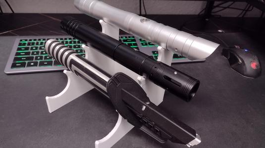 4-Tier Lightsaber Stand (Print in Place)