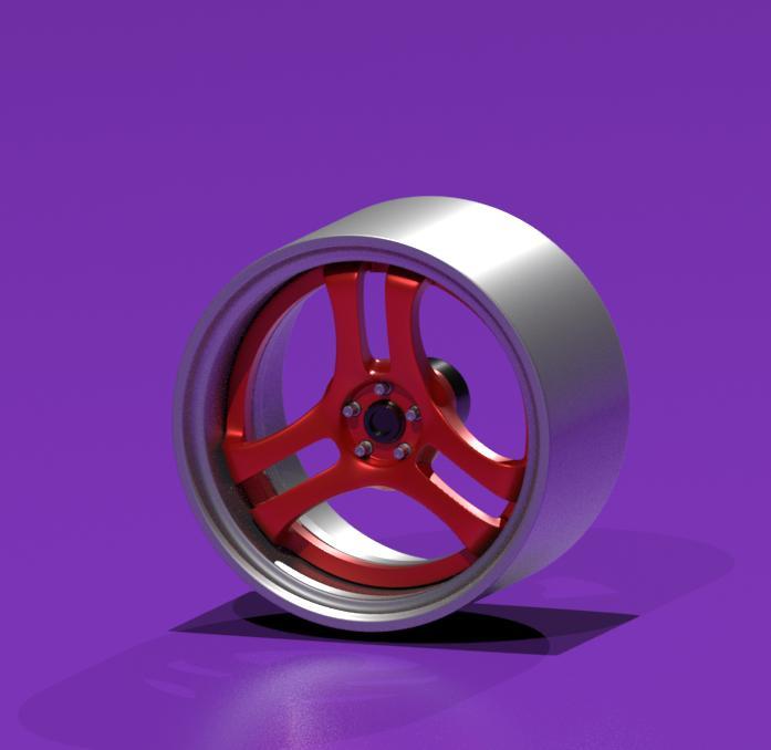 Three Spoke Rim Advan Racing Style