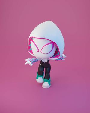 Chibit 046 : SPIDER-GWEN(ACROSSSPIDERVERSE)