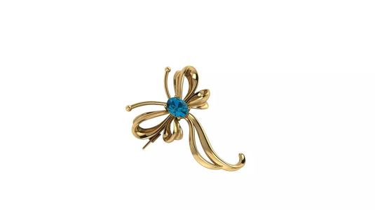 Ribbon Bowknot brooch and pendant