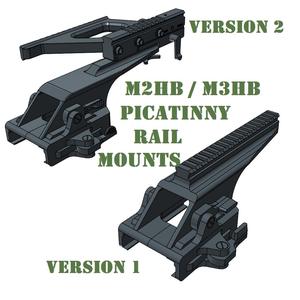 M2HB/M3HB Picatinny Sight Mounts (2 Versions)