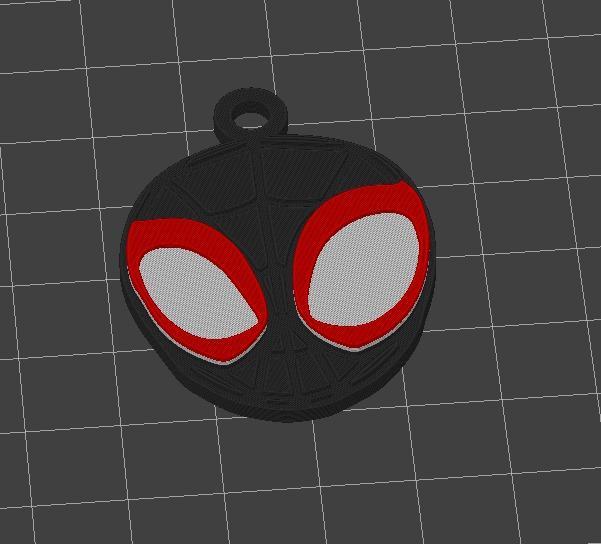 Key ring Miles morales Spidey and his amazing friends Spiderman cartoon keyhcain