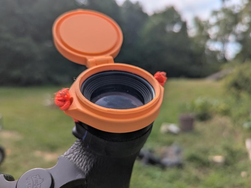 Flip-Up Lens Cover - Fully Print-in Place and Parametric