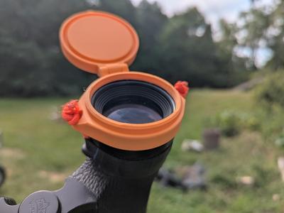 Flip-Up Lens Cover - Fully Print-in Place and Parametric