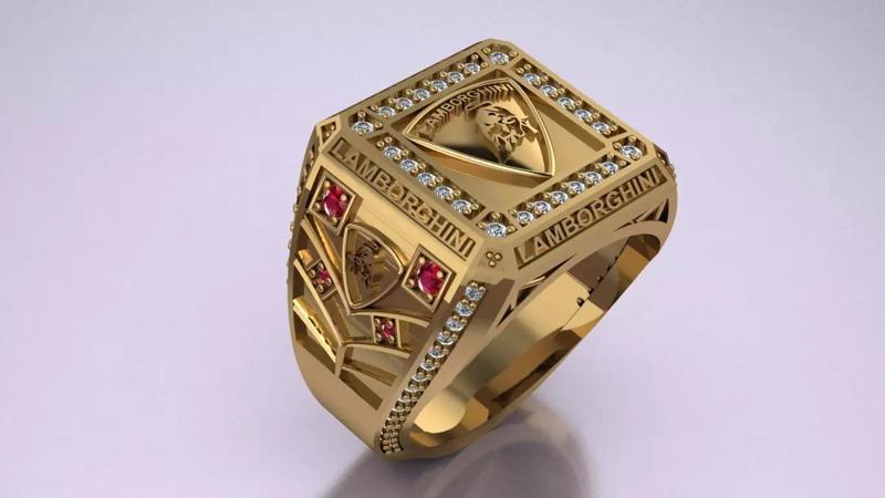 Ring Jewelry model -The V6 Signet for him