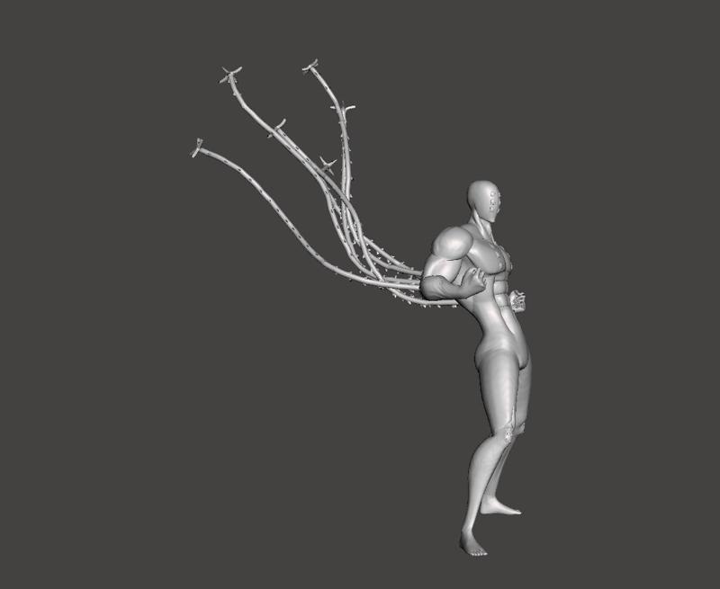 Silver Demon 3D Model