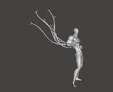 Silver Demon 3D Model